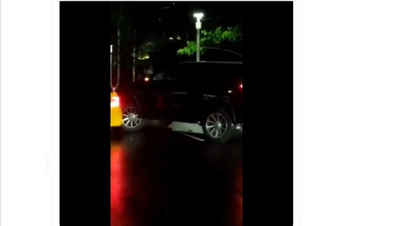 Viral Video Pengemudi Fortuner Rusak Mobil Brio di kawasan Office 8 Senopati, Jakarta Selatan (Jaksel).