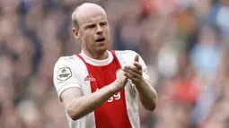 Davy Klaassen. Gelandang serang Belanda berusia 29 tahun yang kini masih terikat kontrak dengan Ajax hingga Juni 2024 ini tercatat 1 kali kembali memperkuat Ajax Amsterdam usai meninggalkannya. Ia memperkuat Ajax di periode pertama pada 2011/2012 hingga 2016/2017 dan hijrah ke Everton pada awal musim 2017/2018. Ia kembali membela Ajax di periode kedua sejak awal musim 2020/2021 usai meninggalkan Werder Bremen. Hingga kini ia telah tampil dalam 270 laga di semua ajang dengan torehan 82 gol dan 47 assist. (AFP/ANP/Maurice van Steen)