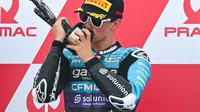 David Alonso, juara dunia Moto3 2024. (Andreas SOLARO / AFP)