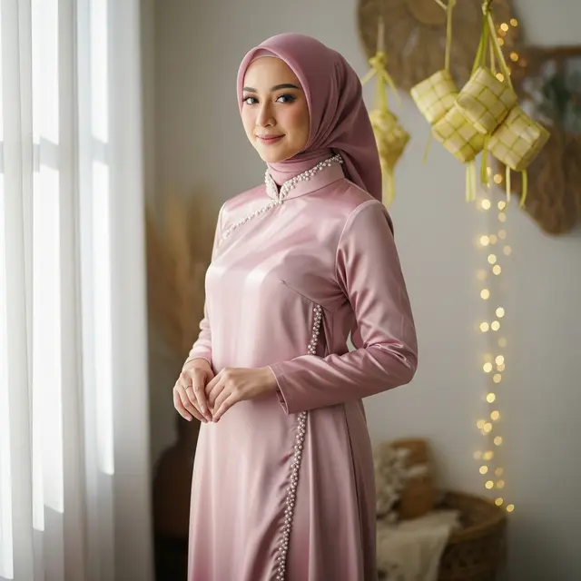 Model Dress Cheongsam Terbaru 2026 untuk Lebaran (Image by Gemini AI)