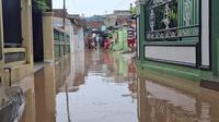 Seribuan rumah warga di Kecamatan Panjang, Bandar Lampung terendam banjir. Foto : (Liputan6.com/Ardi).