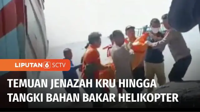 VIDEO: Satu dari Empat Jenazah Kru dan Serpihan Helikopter P-1103, Ditemukan di Buku Limau