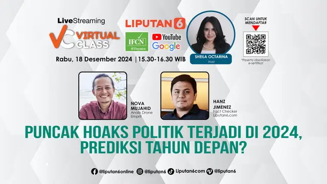VIDEO: Puncak Hoaks Politik Terjadi di 2024, Prediksi Tahun Depan?
