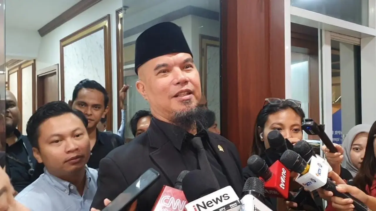 Anggota Komisi X DPR RI Ahmad Dhani. (Liputan6.com/Delvira Hutabarat)