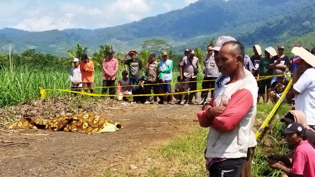 Korban pembacokan  di Perkebunan Kalitelepak Banyuwangi (Istimewa)