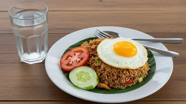 Ilustrasi nasi goreng khas Tegal