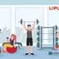 Banner Infografis 5 Cara Cegah Covid-19 Saat Berolahraga di Gym. (Liputan6.com/Abdillah)