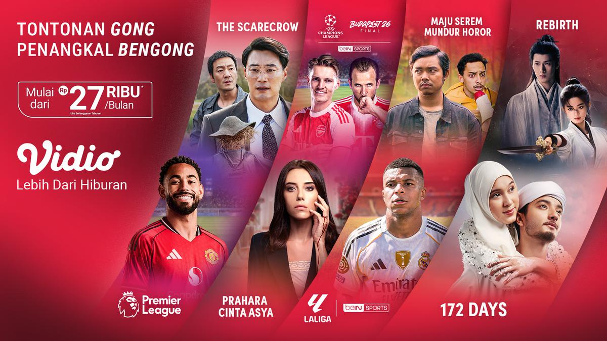 Dari Drama Korea sampai Football, Ini Tontonan Gong di Vidio Bulan Ini