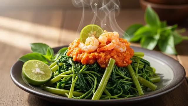 5 Resep Sambal Kangkung yang Segar dan Enak, Cocok untuk Pelengkap Lauk Harian di Rumah