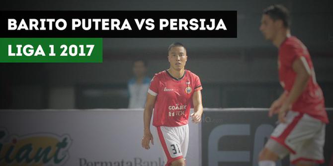 VIDEO: Highlights Liga 1 2017, Barito Putera vs Persija Jakarta 1-0