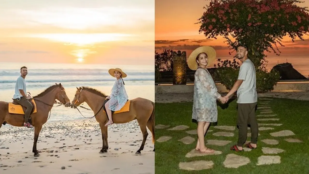 7 Momen Mesra Raffi Ahmad dan Nagita Slavina Liburan di Sumba, Romantis