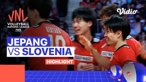 VIDEO: Highlights Volleyball Nations League Putra 2022, Jepang Lumat Slovenia 3-1