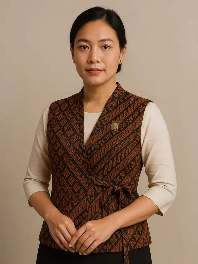 Model Rompi Batik Tali Samping (Foto: ChatGPT)