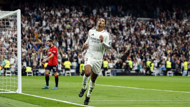 Foto: Ekspresi Lega Jude Bellingham setelah Cetak Gol Pedarana untuk Real Madrid pada Musim Ini
