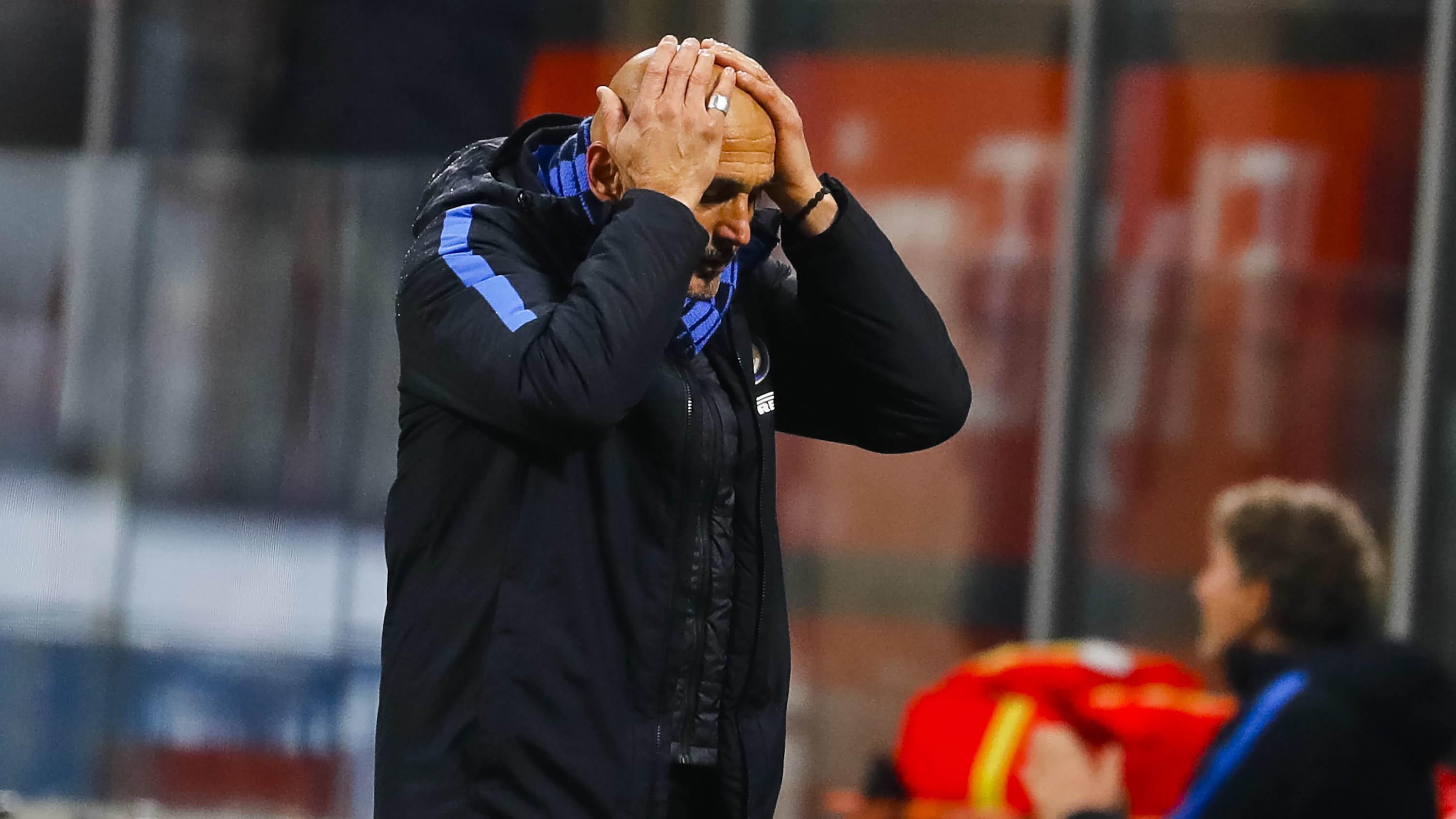 Pelatih Inter Milan, Luciano Spalletti. (AP/Antonio Calanni)
