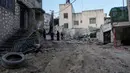 Pasukan Israel menyerbu sebuah kamp pengungsi di Tepi Barat. (AP Photo/Majdi Mohammed)