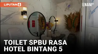 Viral Toilet SPBU Mewah Mirip Hotel