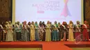 Para finalis Puteri Muslimah Indonesia 2015, Jakarta, Senin (11/5/2015). Setelah melakukan audisi di berbagai kota, akhirnya terpilih 25 finalis untuk bersaing menjadi Puteri Muslimah Indonesia 2015 (Liputan6.com/Herman Zakharia)