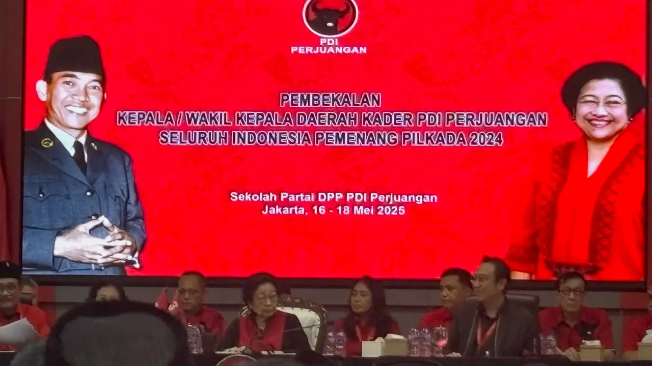 Megawati Hadiri Penutupan Pembekalan Kepala Daerah PDIP