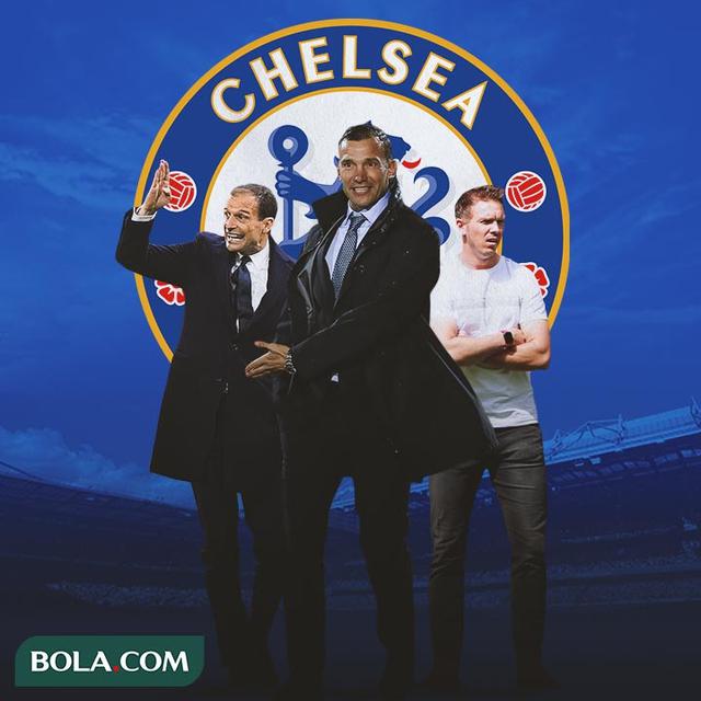 Chelsea - Massimiliano Allegri, Andriy Shevchenko, Julian Nagelsman