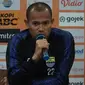 Kapten Persib Bandung Supardi Nasir meminta dukungan Bobotoh jelang pertandingan melawan Arema FC. (Liputan6.com/Huyogo Simbolon)