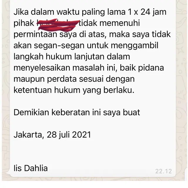 Iis Dahlia. (Foto: Instagram @isdadahlia)