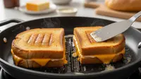 Cara Membuat Sandwich Roti Tawar Panggang Teflon, Ide Sarapan Cepat