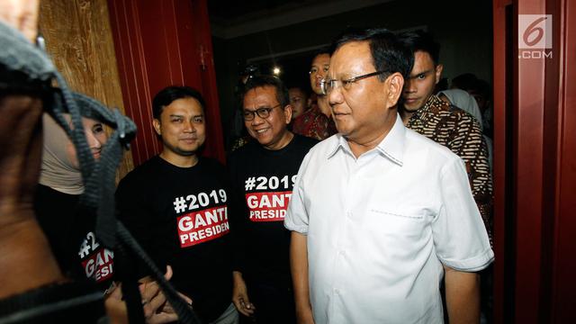 Resmikan Sekretariat Bersama, Sandiaga Uno Potong Tumpeng Dihadapan Ketum Gerindra