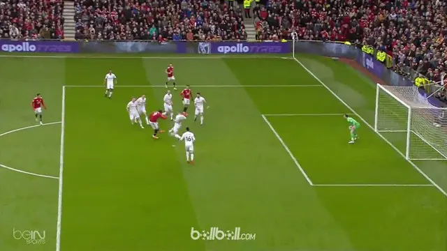 Manchester United 2-0 Swansea City | Liga Inggris | Highlight Pertandingan dan Gol-gol