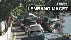 Kawasan wisata lembang bandung macet, masyarakat memanfaatkan moment hari raya idul fitri untuk berlibur.