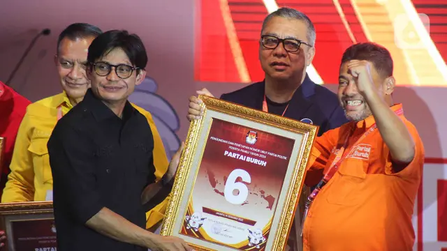 Sah, Ini Nomor Urut Partai Politik Peserta Pemilu 2024