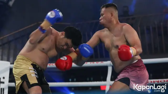 Pertandingan Tinju Vicky Prasetyo dan Aldi Taher