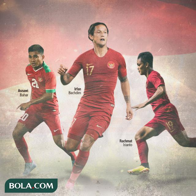 Timnas Indonesia - Irfan Bachdim, Rachmat Irianto, Asnawi Bahar