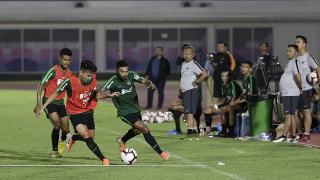 Latihan Timnas Indonesia U-22