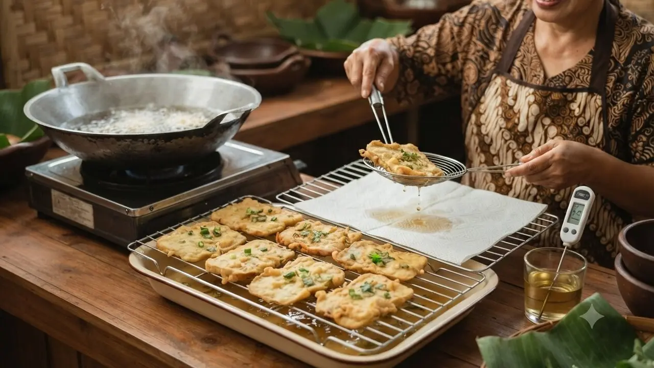 Cara Menggoreng Tempe Mendoan agar Tidak Terlalu Berminyak