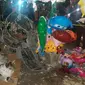 Balon gas meledak dalam perayaan Cap Go Meh di Gorontalo dan menyebabkan satu orang tewas dan empat luka-luka. (Foto: Liputan6.com/Arfandi Ibrahim)