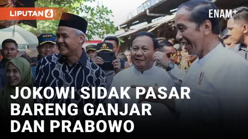 VIDEO: Warga Teriak Presiden Kala Jokowi Tunjuk Ganjar di Depan Prabowo