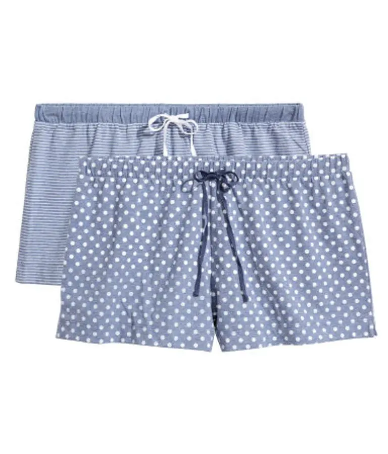 2-pack pyjama shorts, Rp 249.900. (hm.com)