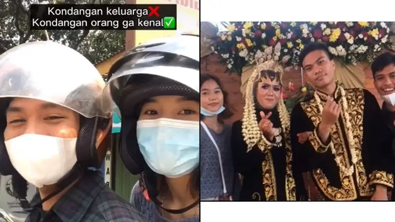 Viral Pasangan Iseng Datang ke Pernikahan Orang Tak Dikenal, Sampai Siapkan Amplop