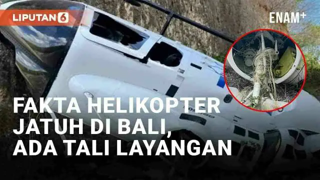 Kecelakaan helikopter terjadi di area tebing Suluban, Pecatu, Badung, Bali pada Jumat (19/7/2024) pukul 15.33 WITA. Helikopter PK-WSP milik Whitesky Aviation mengangkut 1 pilot dan 4 penumpang saat jatuh. Helikopter jatuh diantara dua tebing, nihil k...