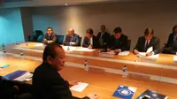 Perwakilan FIFA bertemu dengan PSSI terkait sanksi PSSI yang dijatuhkan FIFA akhir Mei 2015.