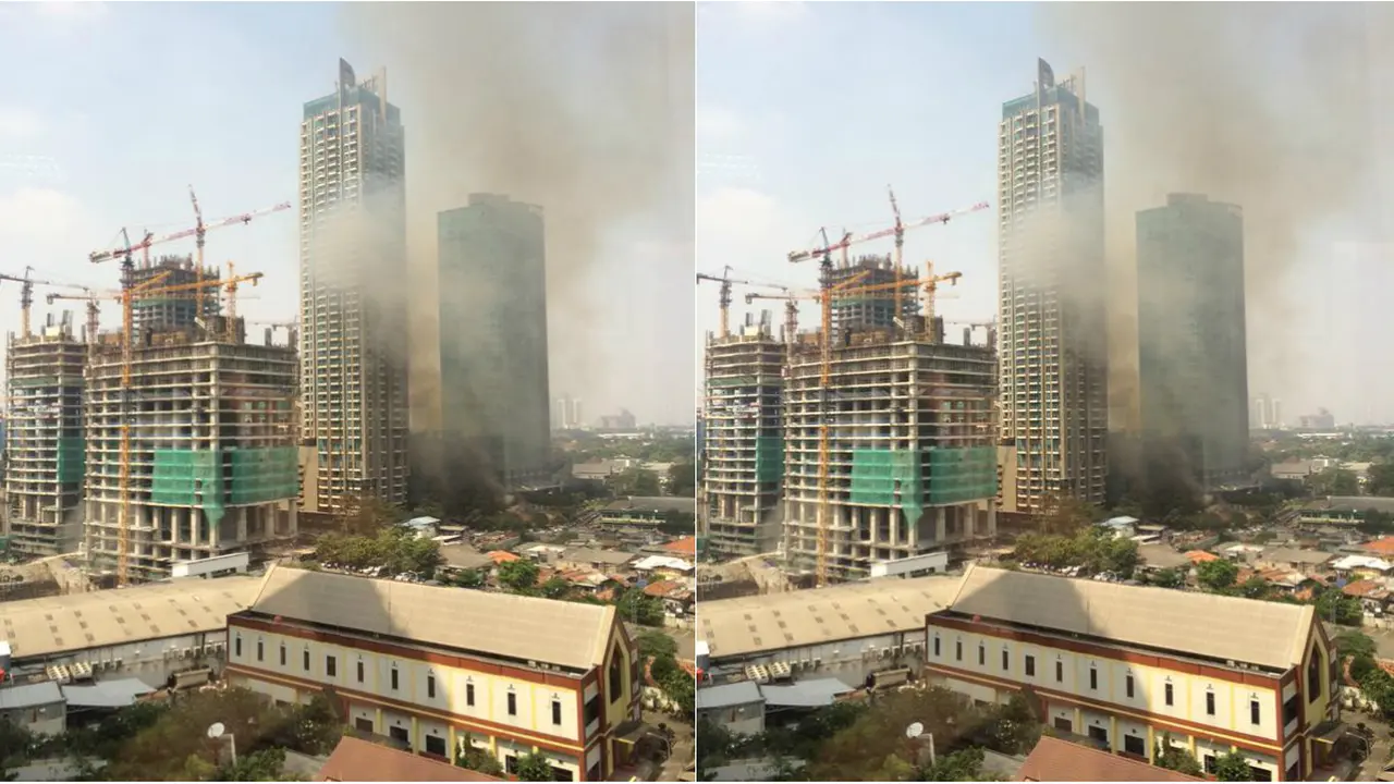 Kebakaran di Senopati, 18 Damkar Dikerahkan