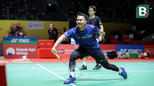 Foto: Latihan Resmi Terakhir Pasangan Mohammad Ahsan dan Hendra Setiawan sebelum Pensiun di Indonesia Masters 2025