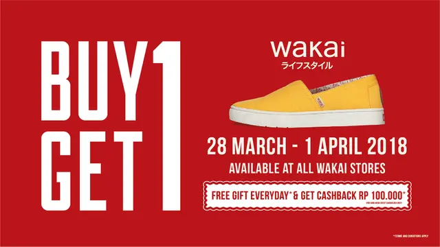 Sepatu Ini Gelar Buy 1 Get 1 di Seluruh Gerainya