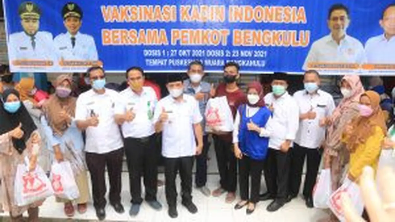Capai Target Vaksinasi COVID-19, Pemkot Bengkulu Gandeng Kadin