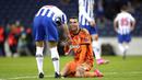 Sebelum berseragam Juventus, striker 36 tahun itu sudah 6 kali berhadapan dengan FC Porto. Yaitu saat memperkuat Sporting Lisbon dan Manchester United. (AP Photo/Luis Vieira)