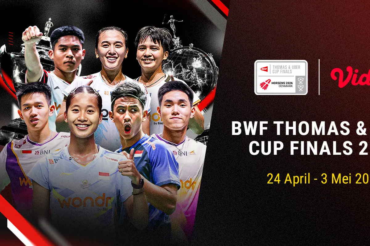 Thomas & Uber Cup akan segera dimulai minggu ini. Saksikan secara eksklusif hanya di Vidio.