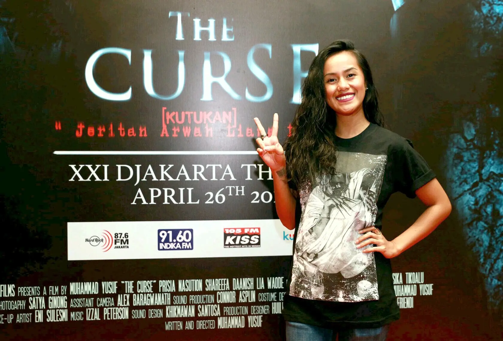 Lia Waode, selama ini dikenal sebagai aktris yang membintangi karakter tokoh komedi. Untuk itu tak heran jika Lia merasa kesulitan ketika harus memerankan karakter yang serius, seperti di film The Curse.(Galih W.Satria/Bintang.com)