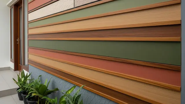 Kombinasi PVC dengan Material Lain (Kayu, Metal, atau Cat Doff)