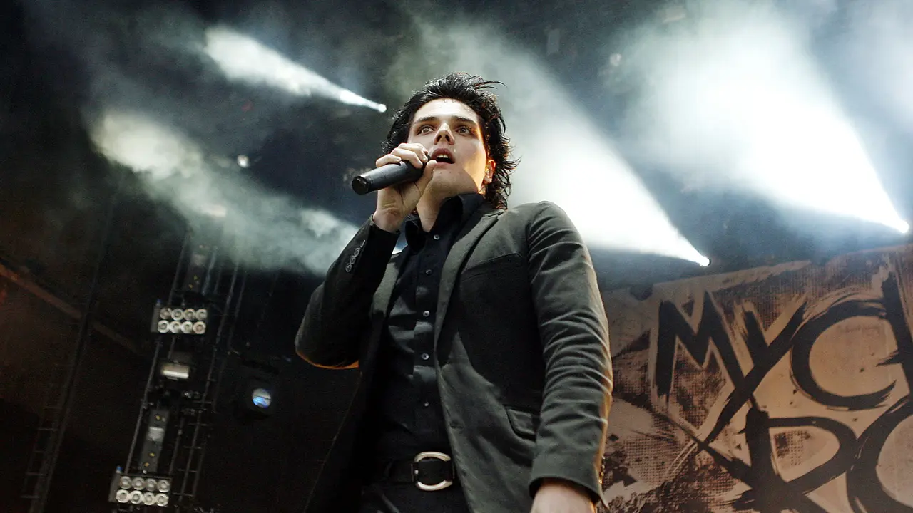 Gerard Way dari My Chemical Romance pada 2007. (Kevin Winter / Getty Images North America / Getty Images via AFP)